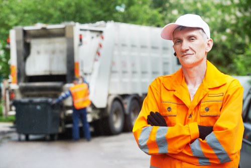 Business waste removal services in Woolwich