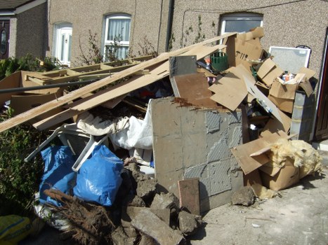 Recycling concrete and bricks at a Woolwich site